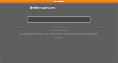 Desktop Screenshot of freedomtakers.com